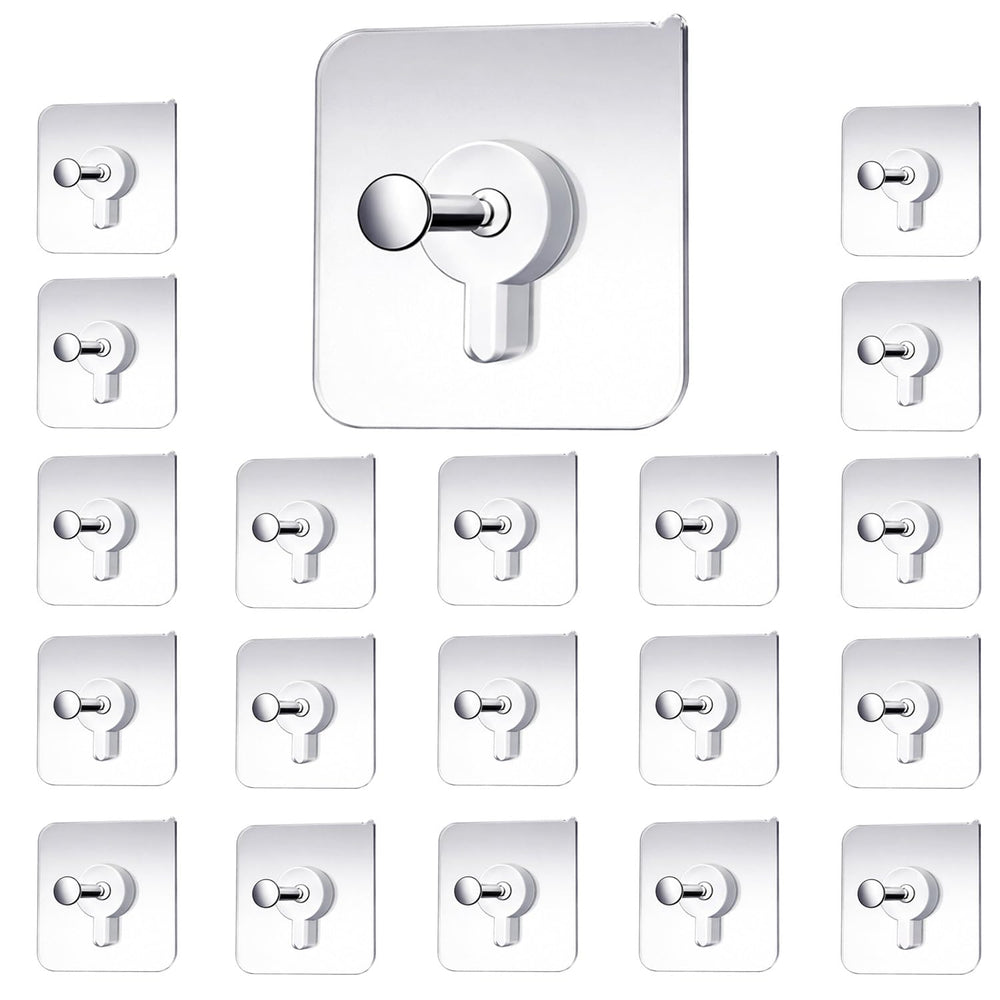 Wall Hooks for Hanging Strong Adhesive Hooks (pack of 10)
