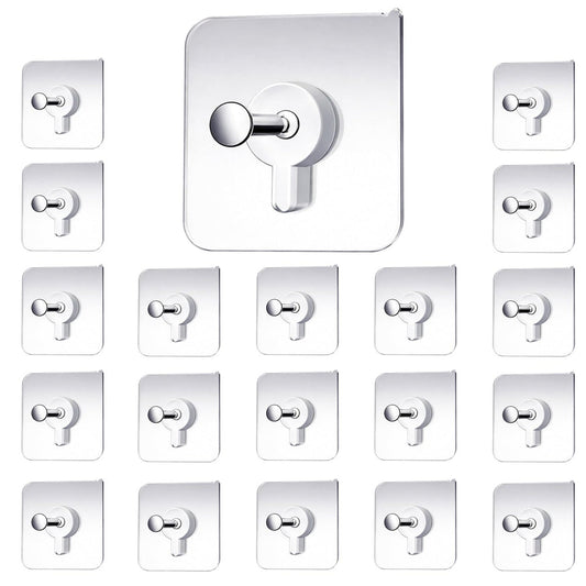 Wall Hooks for Hanging Strong Adhesive Hooks (pack of 10)