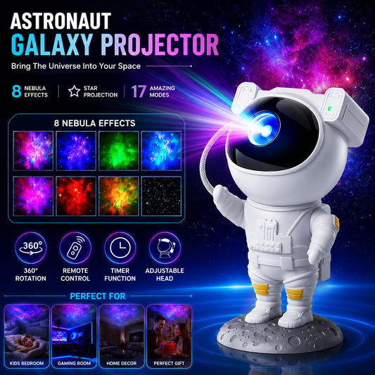 Astronaut Star Projection Light