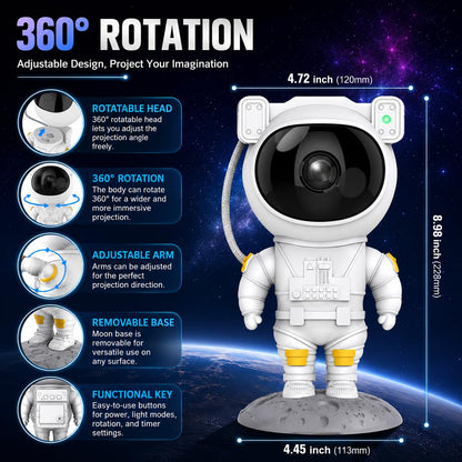 Astronaut Star Projection Light