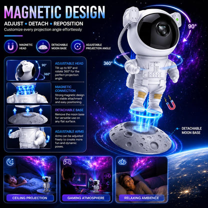 Astronaut Star Projection Light
