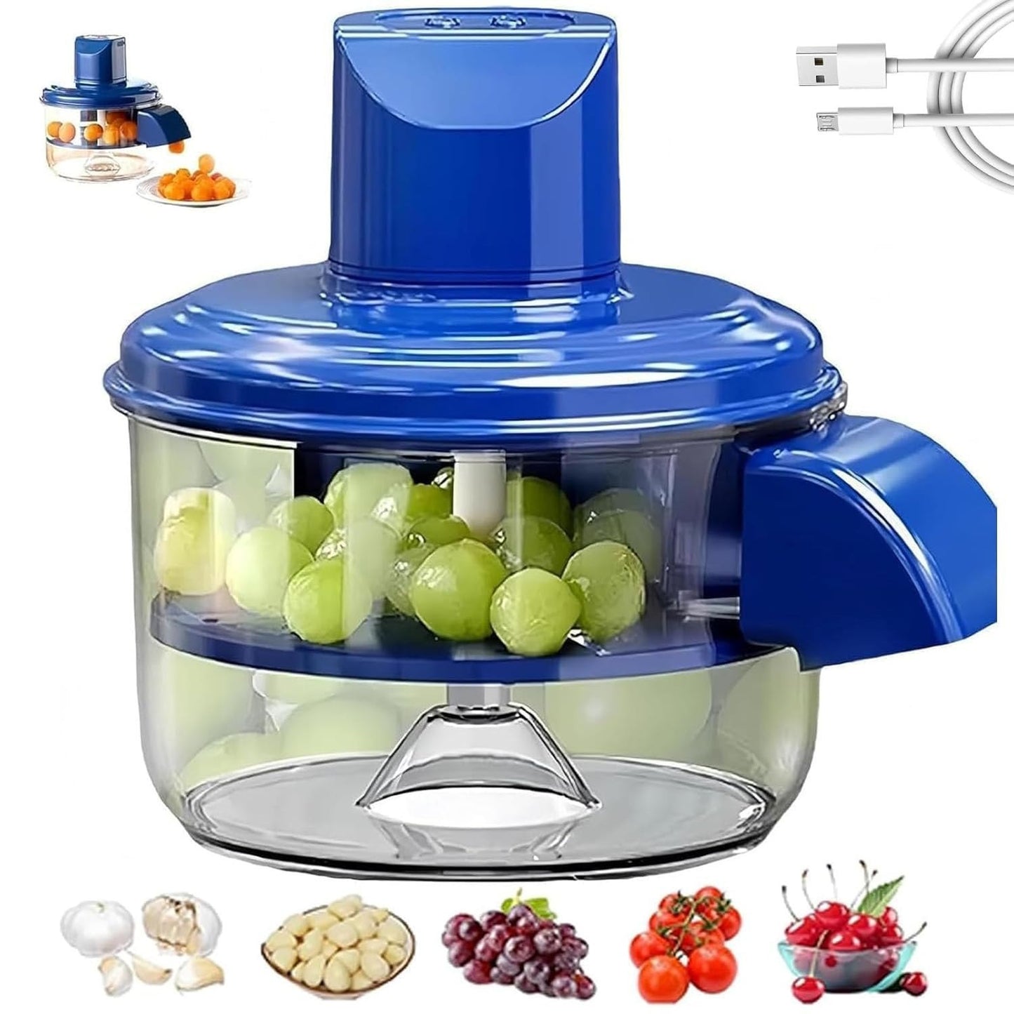 Automatic Rechargeable Fruit & Vegetable Peeler – 3x Faster, Zero Effort