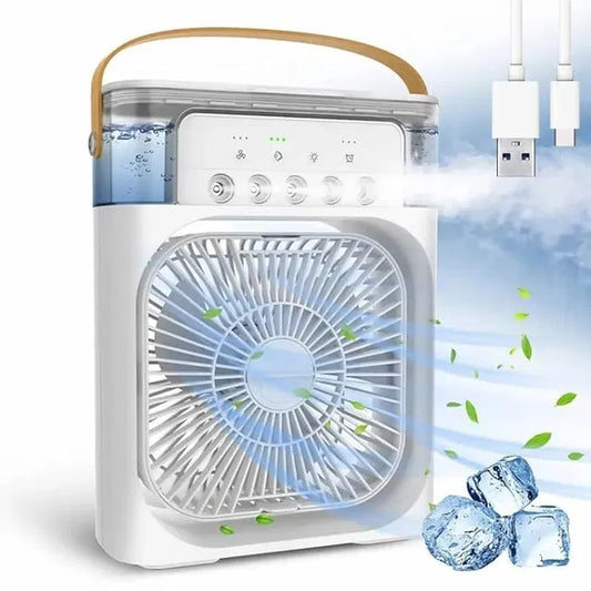 Mini air Cooler for Room Cooling with 7 Colors LED Lighhts