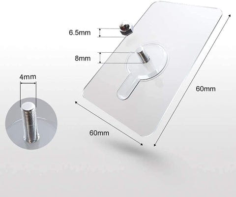 Wall Hooks for Hanging Strong Adhesive Hooks (pack of 10)