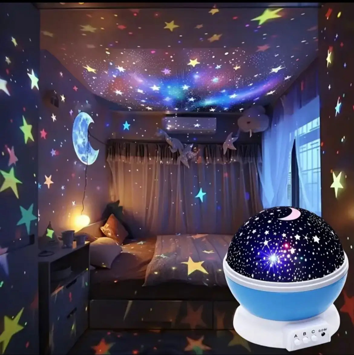 Star Moon Night Light
